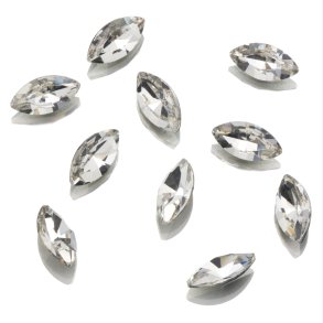 UD POINTED BACK RHINESTONES CRYSTAL MARQUIS 4x8mm 10 pk