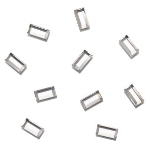 UD FLATBACK SHAPE RHINESTONES CRYSTAL RECTANGLE 2,5x5mm 10 pk