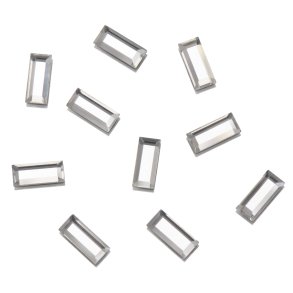 UD FLATBACK RHINESTONES CRYSTAL RECTANGLE 3x7mm 10 pk
