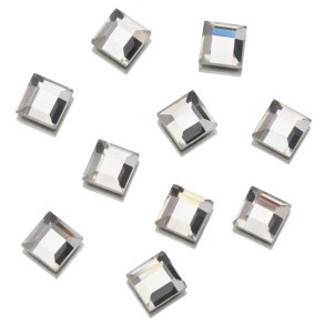 UD FLATBACK RHINESTONES CRYSTAL SQUARE 5x5mm 10 pk