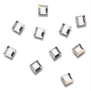 UD FLATBACK RHINESTONES CRYSTAL SQUARE 3x3mm 10 pk