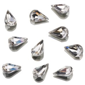 UD POINTED BACK RHINESTONES CRYSTAL TEARDROP 4,8x8mm 10 pk